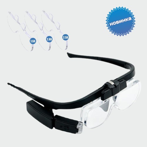 Очки-лупа с подсветкой